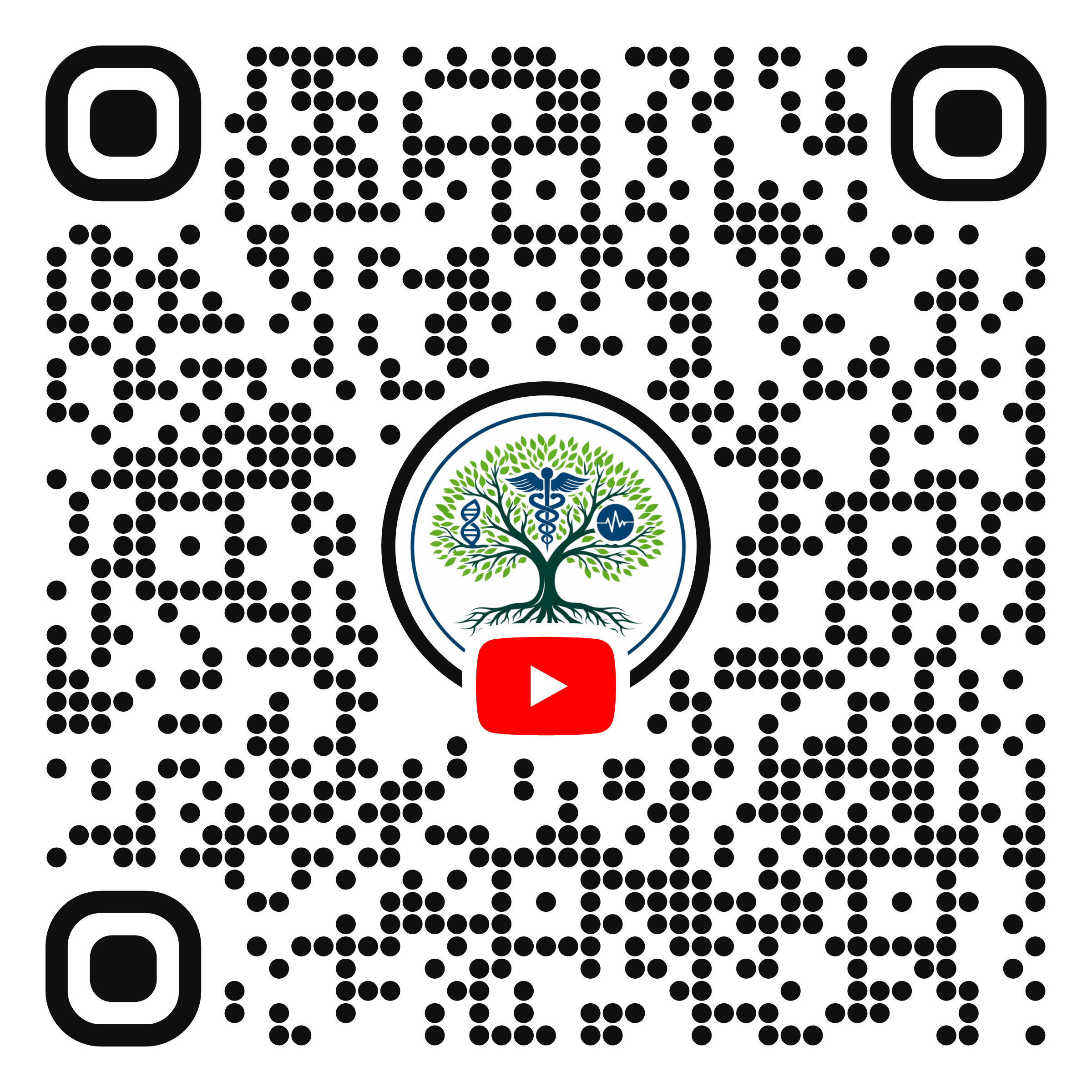 QR Code - Canal de YouTube Raíces Médicas